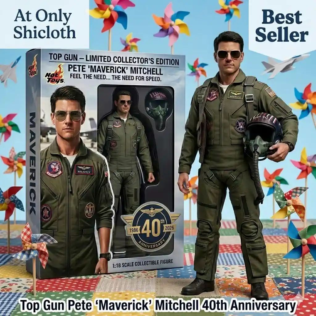 Gun Pete ‘Maverick’ Mitchell 40th Anniversary Pop! Figure Doll