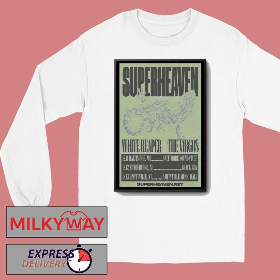 Superheaven Tour 2025 Poster shirt