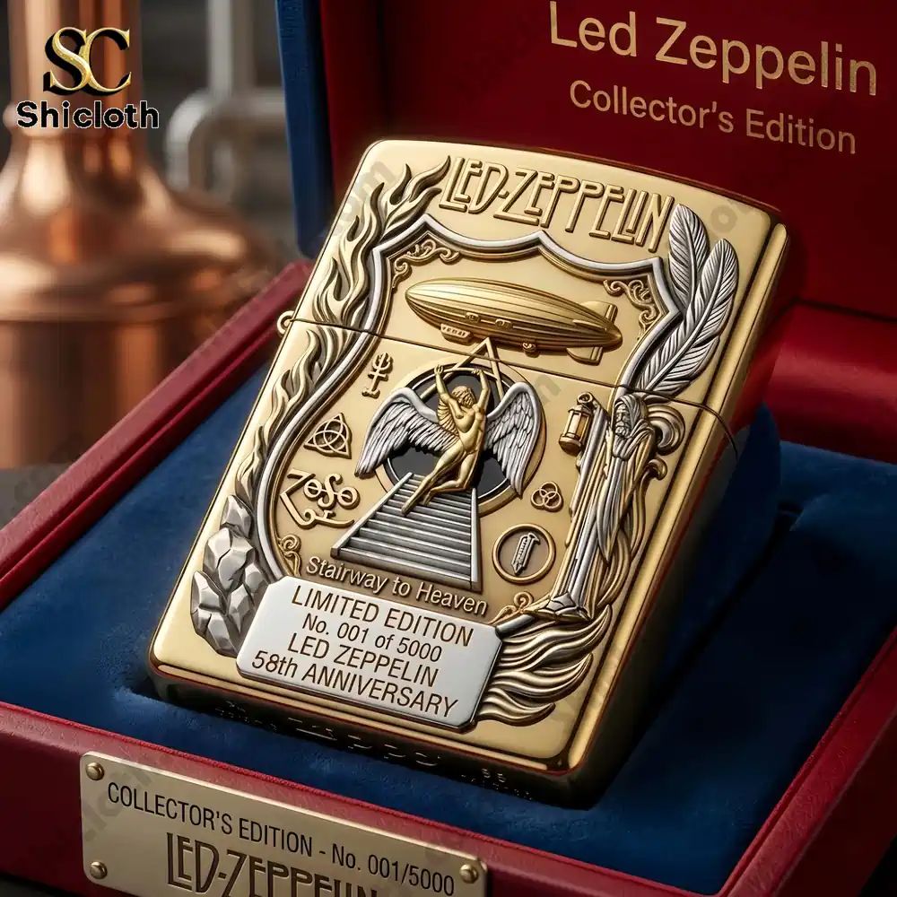 Led Zeppelin 58th Anniversary 3D Zippo Lighter