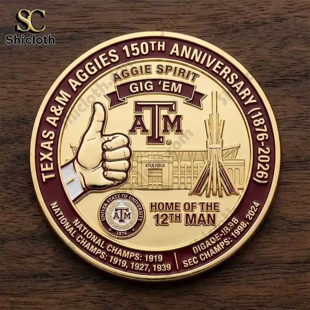 Texas Am Aggies 150th Anniversary Commemorative Coin