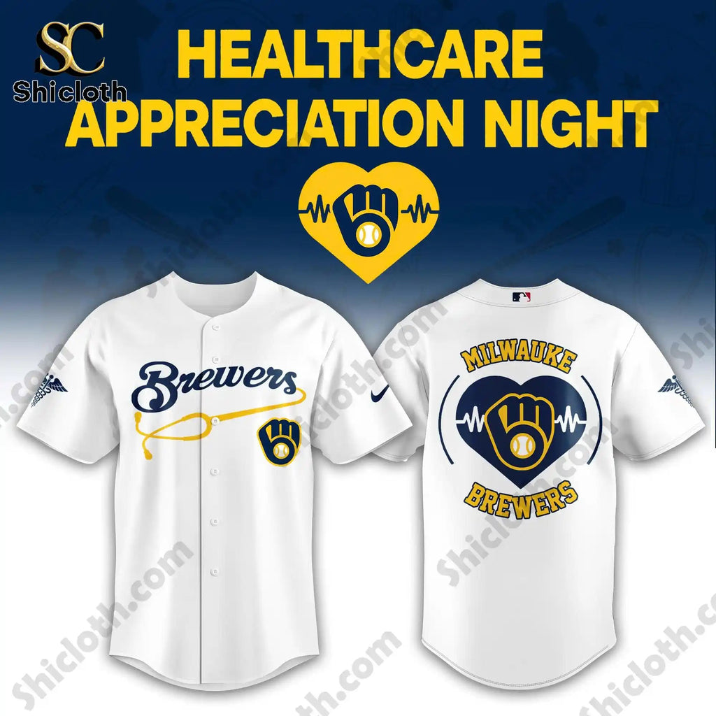 Milwaukee Brewers Healthcare Appreciation Night Limited Edition Jersey 2026