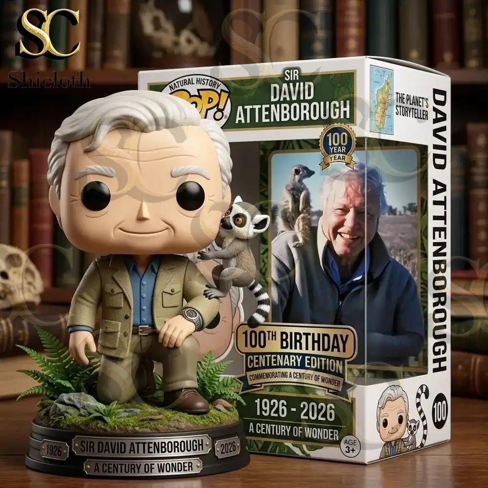 Sir David Attenborough 100th Anniversary Centenary Commemorative Funko Pop