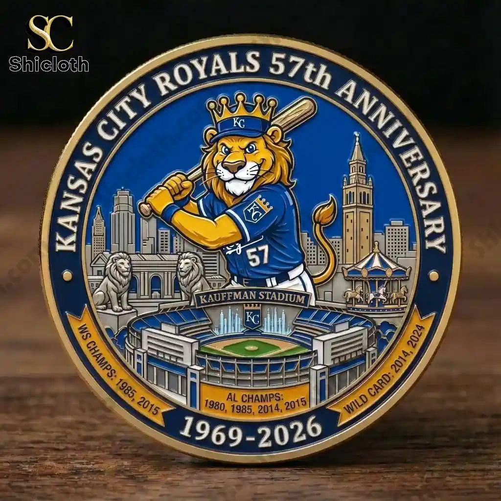Kansas City Royals 57th Anniversary Commemorative Coin (1969-2026)