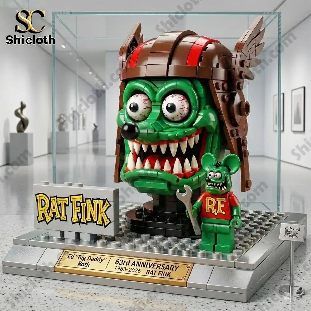 Ed Big Daddy Roth Rat Fink 63Rd Anniversary Brick Block Set 2026