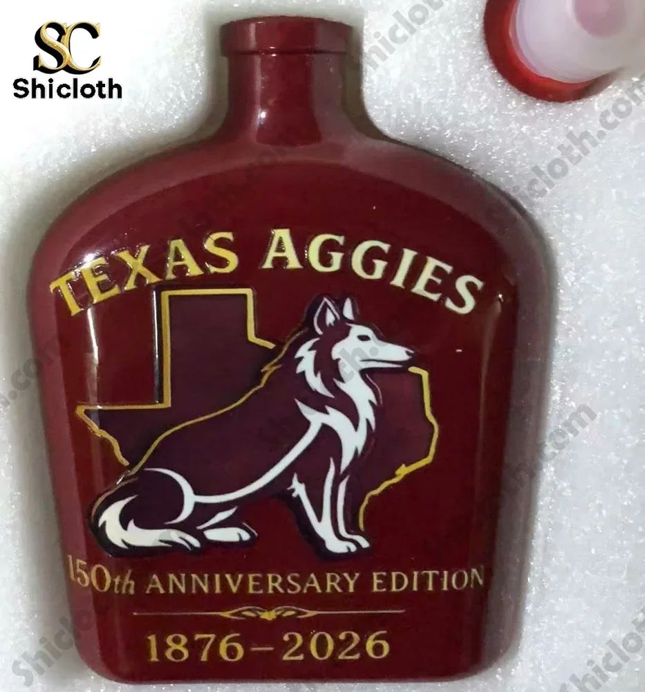 Texas A&M 150th Anniversary Crown Royal Whisky Bottle