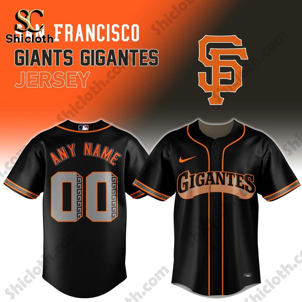 San Francisco Giants 2026 Gigantes Black Jersey