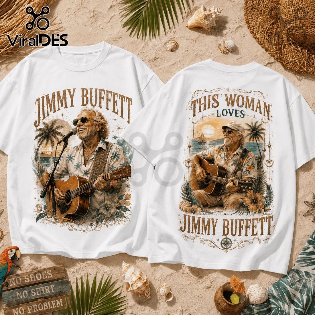 This Woman Loves Jimmy Buffett Vintage T-Shirt