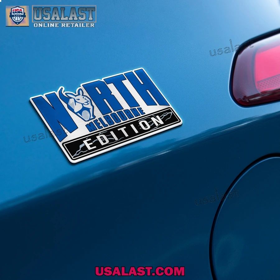 North Melbourne FC Edition Custom 3D Car Badge Sticker