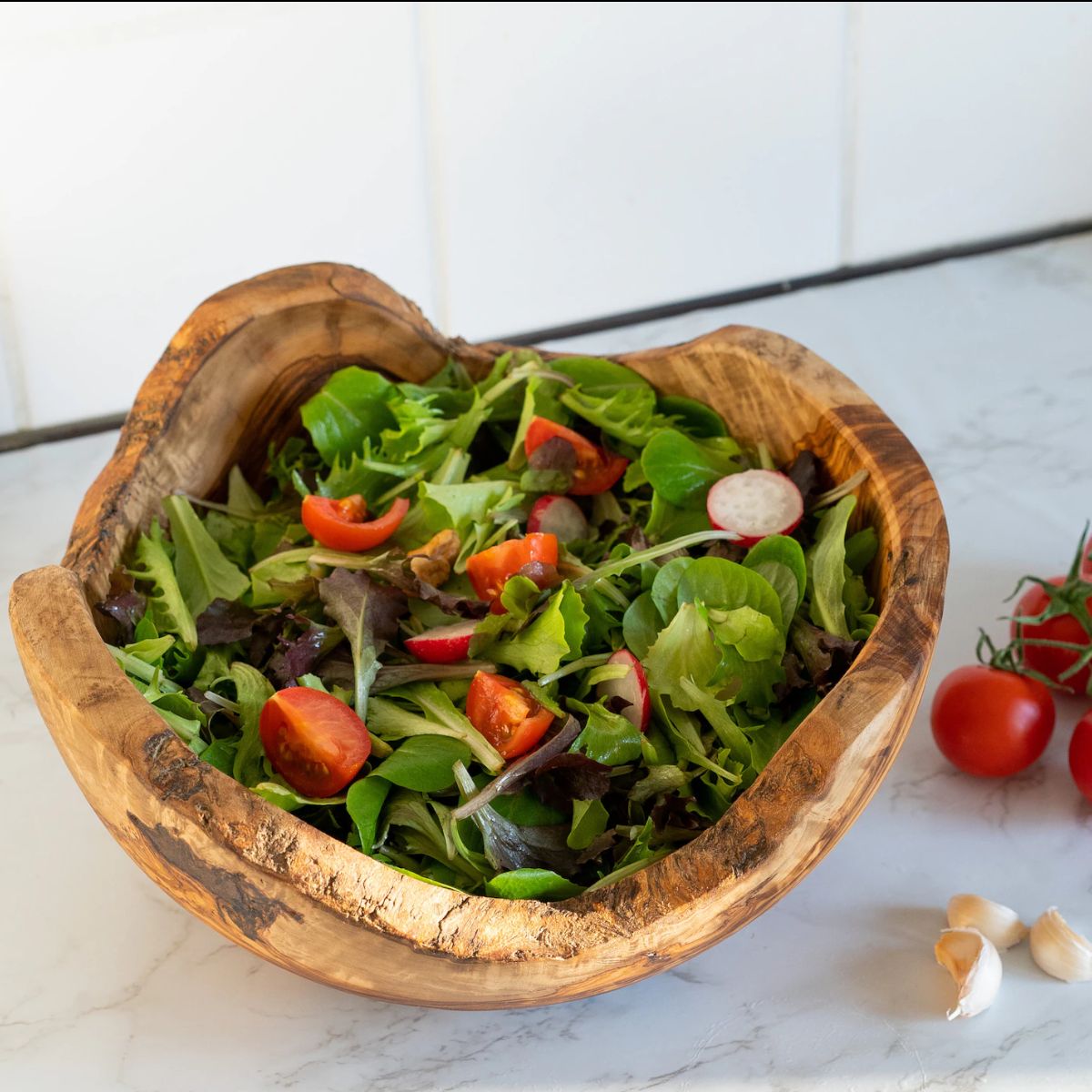 Hand-Carved Rustic Olive Wood Bowl – Unique & Enduring
