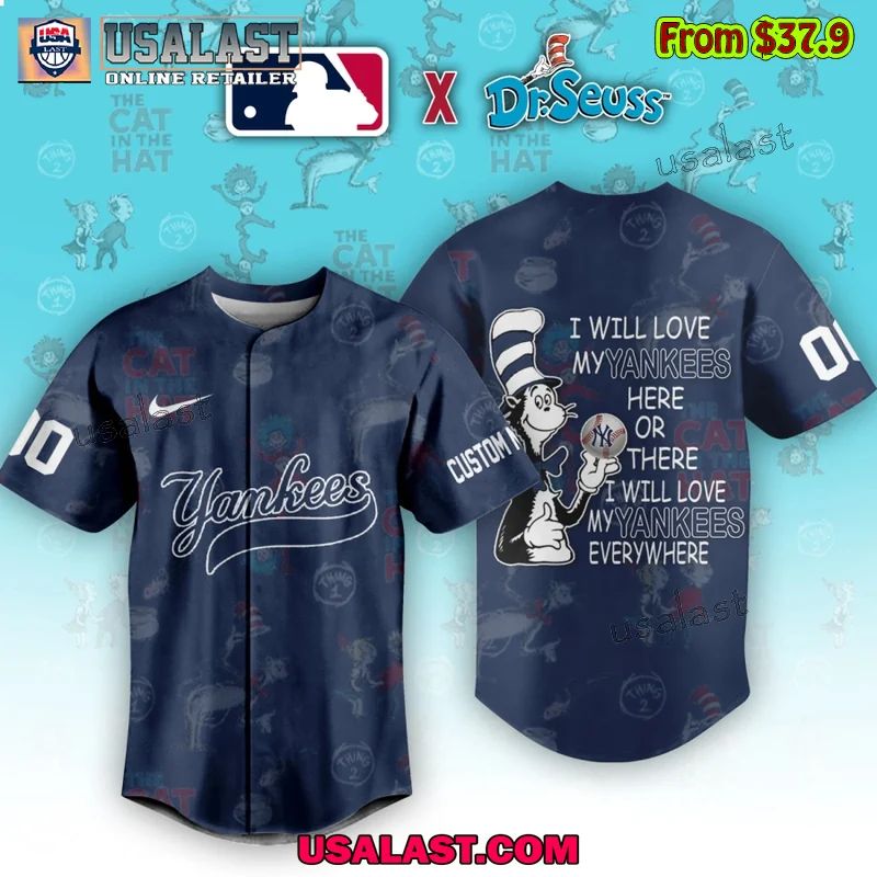 New York Yankees x Dr Seuss Baseball Jersey