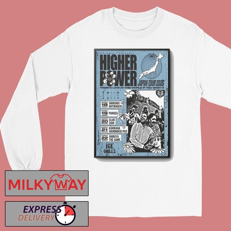Higher Power Japan 2026 Tour Poster shirt
