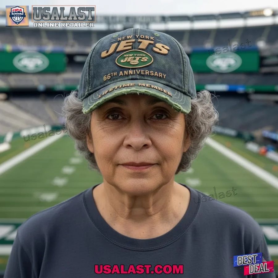 New York Jets 66th Anniversary 1960-2026 Baseball Cap