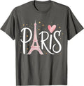 Eiffel Tower Paris Girls Guys Travel Holiday France Souvenir T-Shirt
