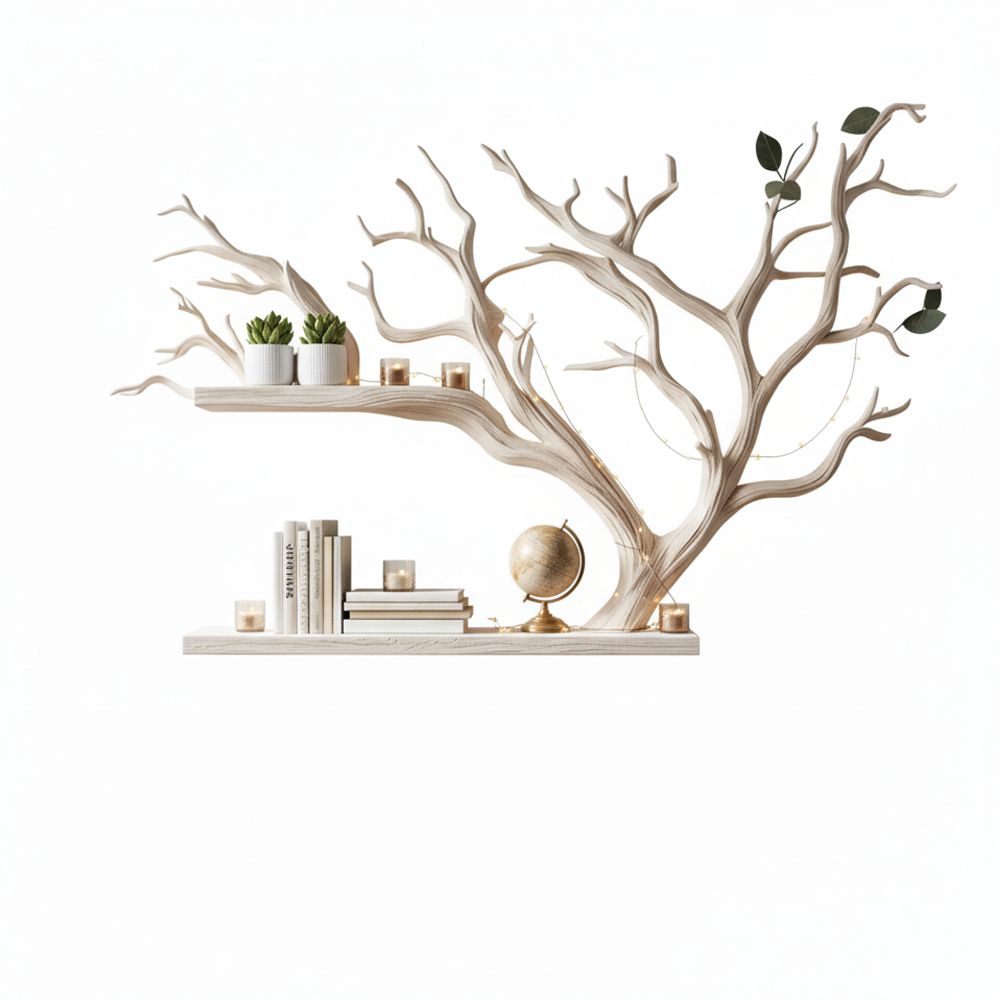 Handcrafted Tree Bookshelf – Where Art Meets Function