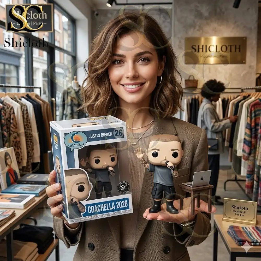 Coachella 2026 Justin Bieber Funko Pop Figure