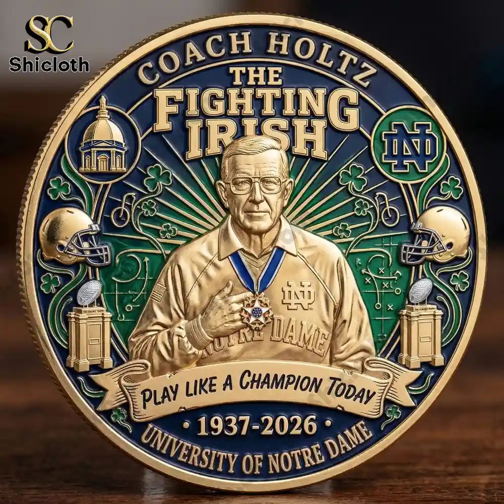 Notre Dame Fighting Irish Lou Holtz Commemorative Coin