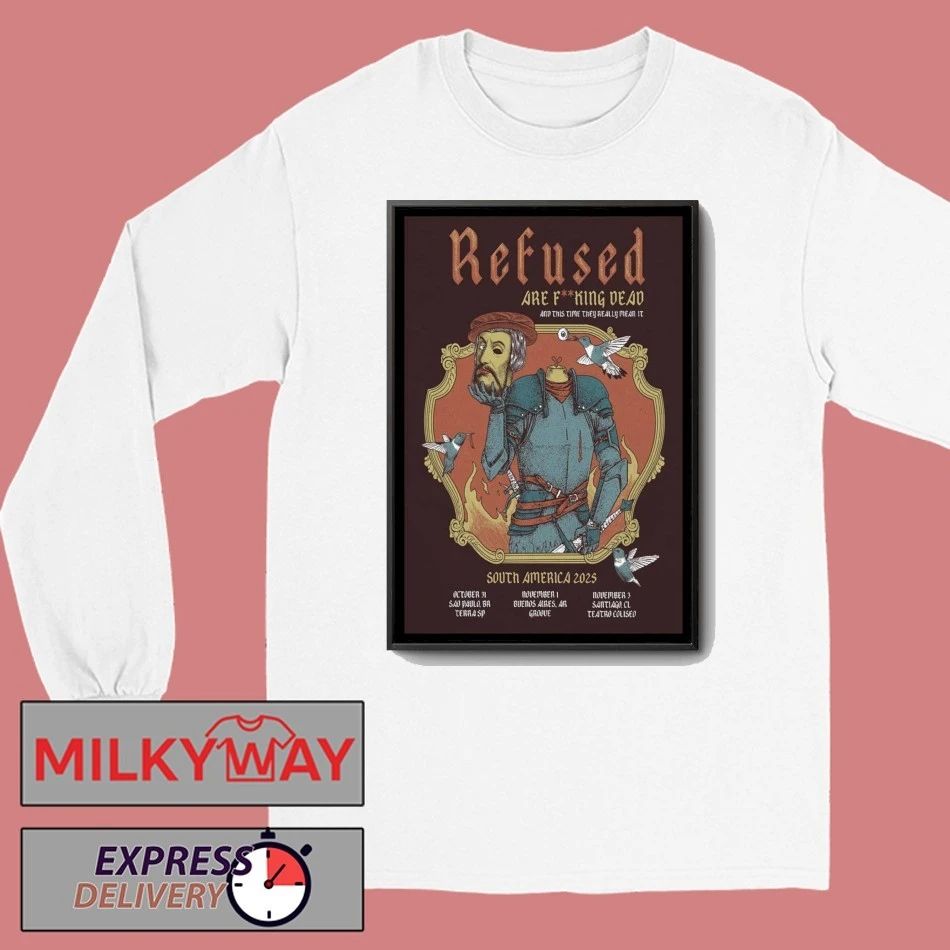 Poster New Refused South America 2025 shirt