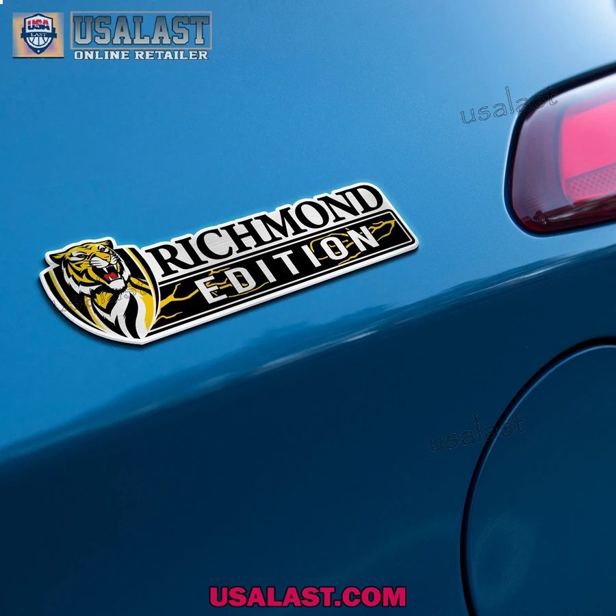 Richmond Tigers Edition Custom 3D Car Badge Sticker