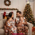 Cleveland Browns Plaid Button Pajamas Set