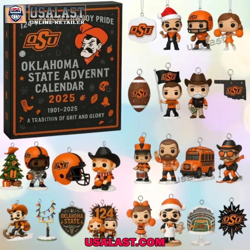 Oklahoma State Cowboys 124th Anniversary Advent Calendar