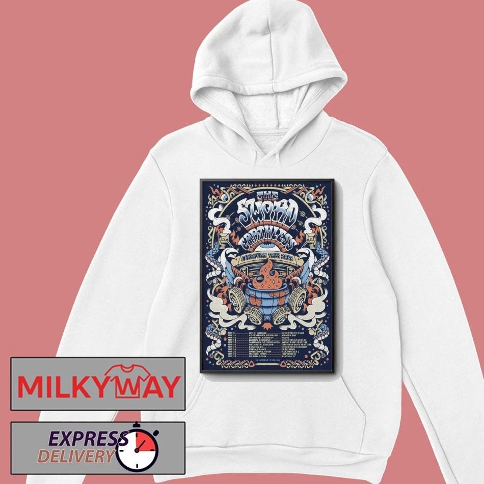 The Sword And Earthless 2026 EU Tour Poster shirt