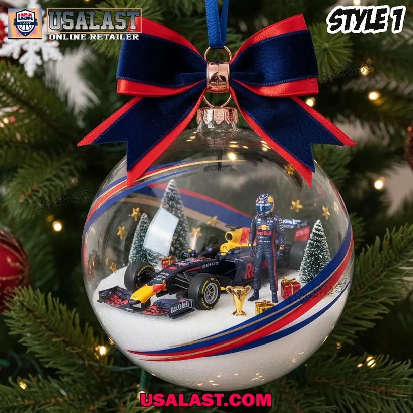 F1 Racing Christmas Ornaments 2025