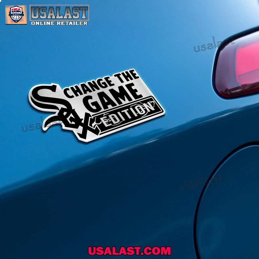 Chicago White Sox Edition Engraved Car Name Badge