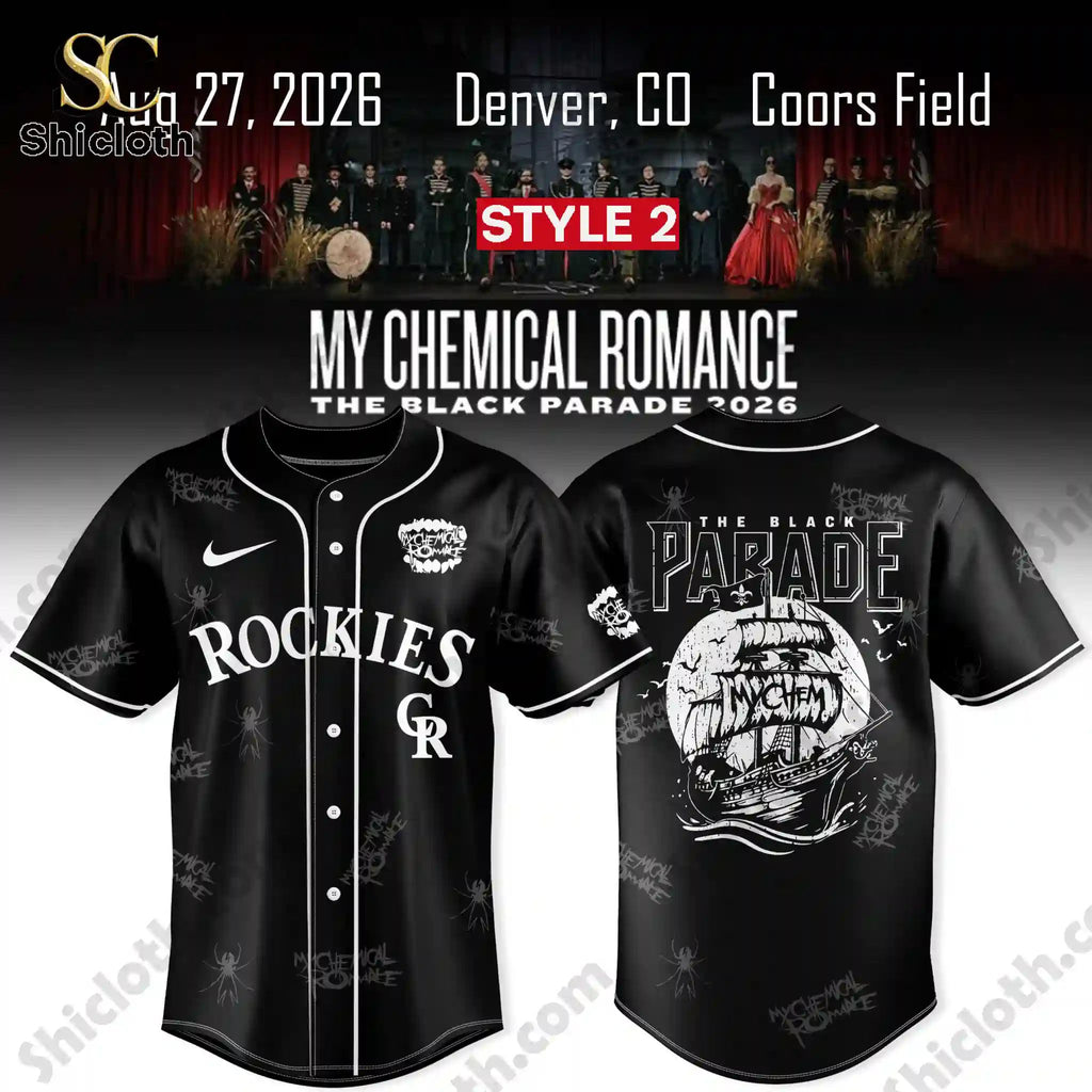 Colorado Rockies x My Chemical Romance The Black Parade 2026 Jersey