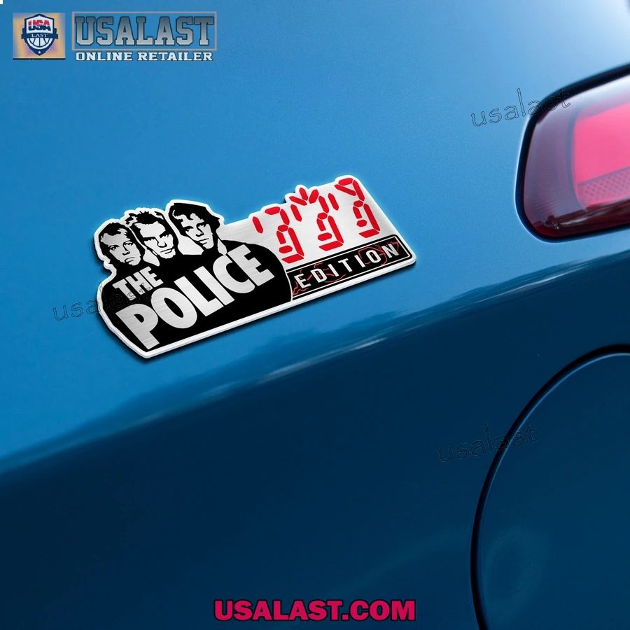 The Police Band Edition Custom 3D Car Badge Sticker
