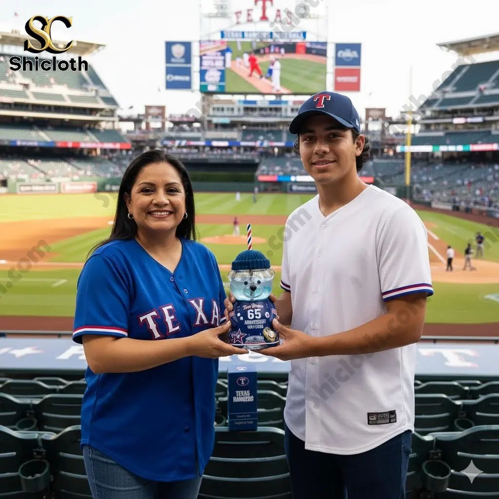 Texas Rangers Anniversary Bear Drinkware