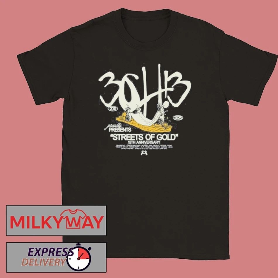 3OH!3 15th Anniversary of Streets Of Gold King Rate shirt