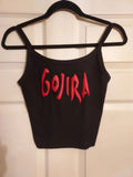 Gojira tank top Hand Cropped Gojira crop top Gojira shirt  Any Size Xs To 2xl