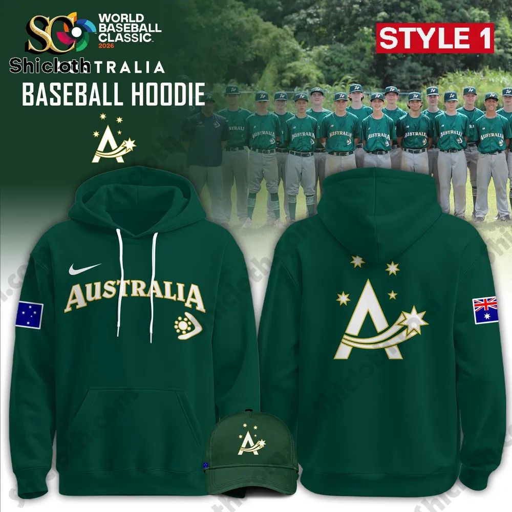 Australia Baseball 2026 World Baseball Classic Hoodie Limited Edition