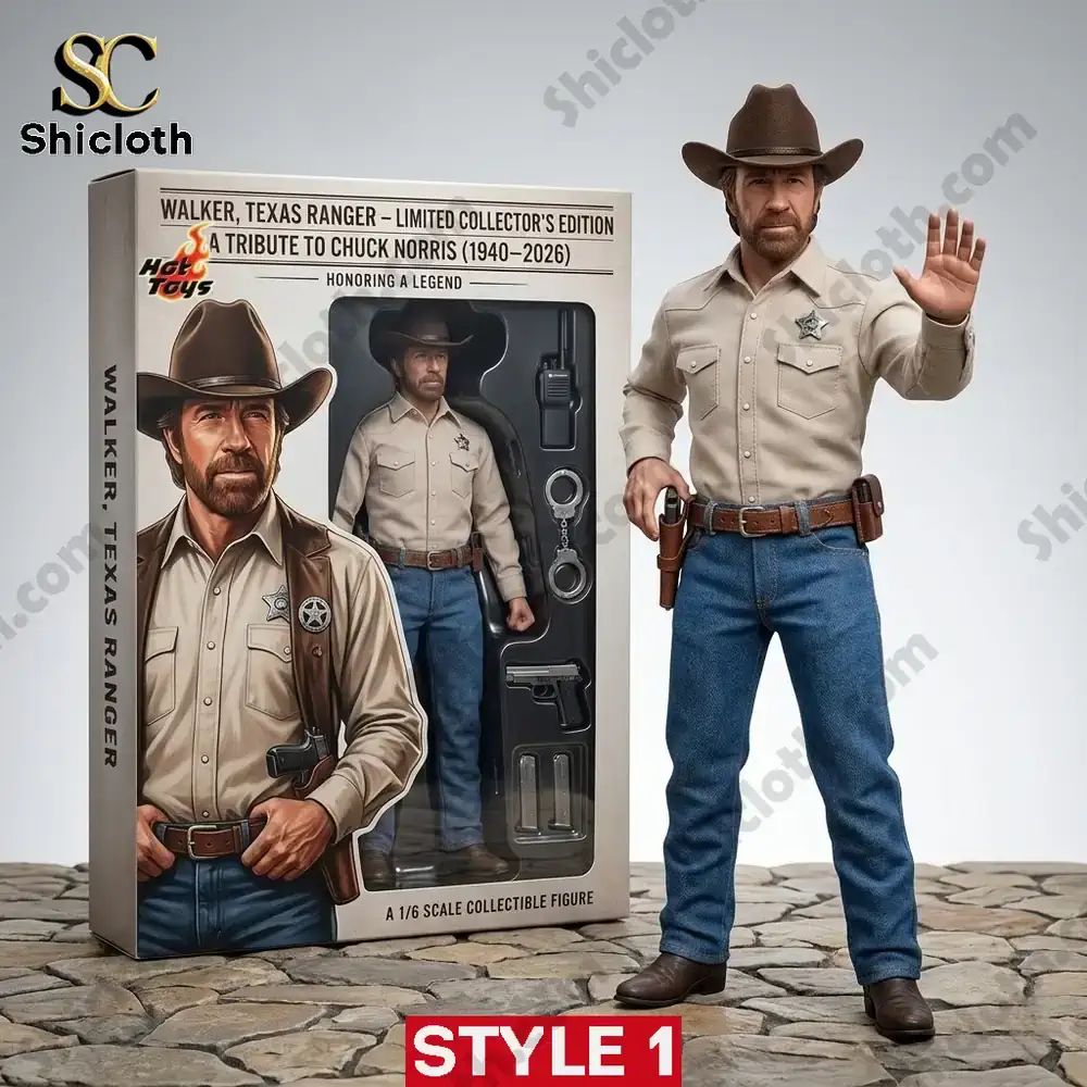WALKER, TEXAS RANGER Chuck Norris Hot Toys 1_6 Scale Collectible Figure
