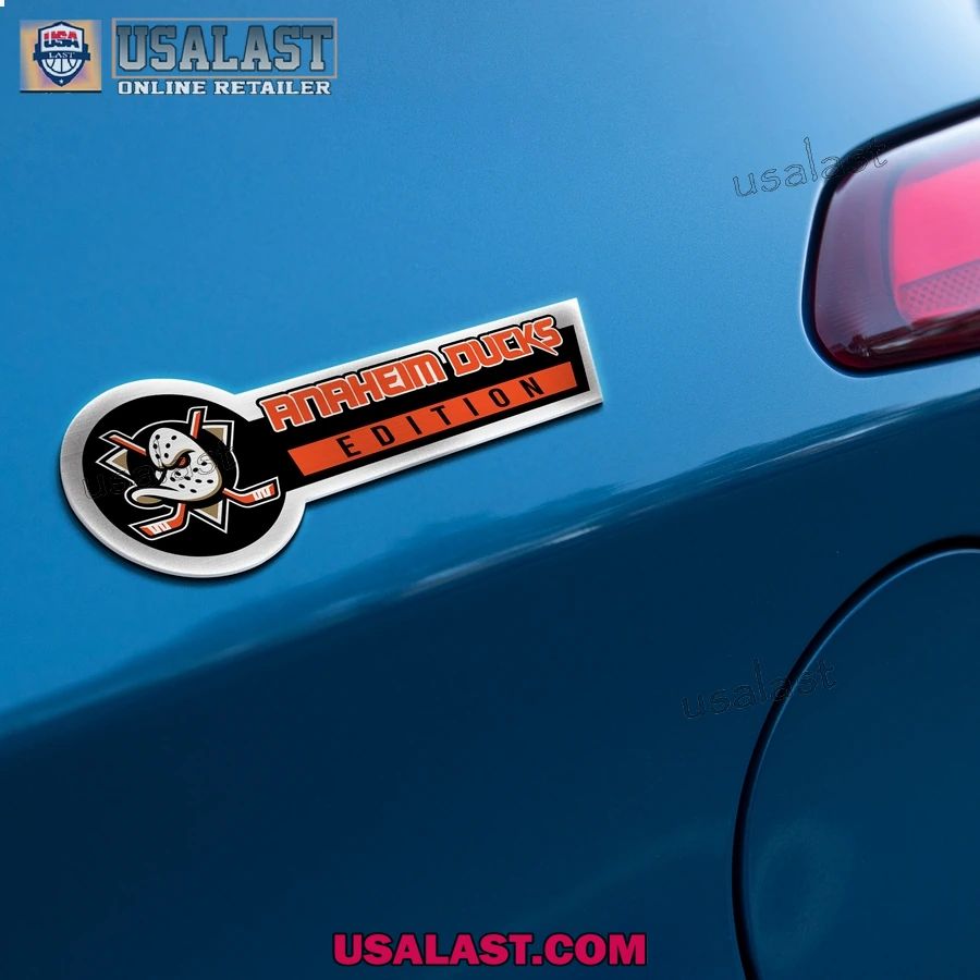 Anaheim Ducks Edition 3D Engraved Car Name Emblem