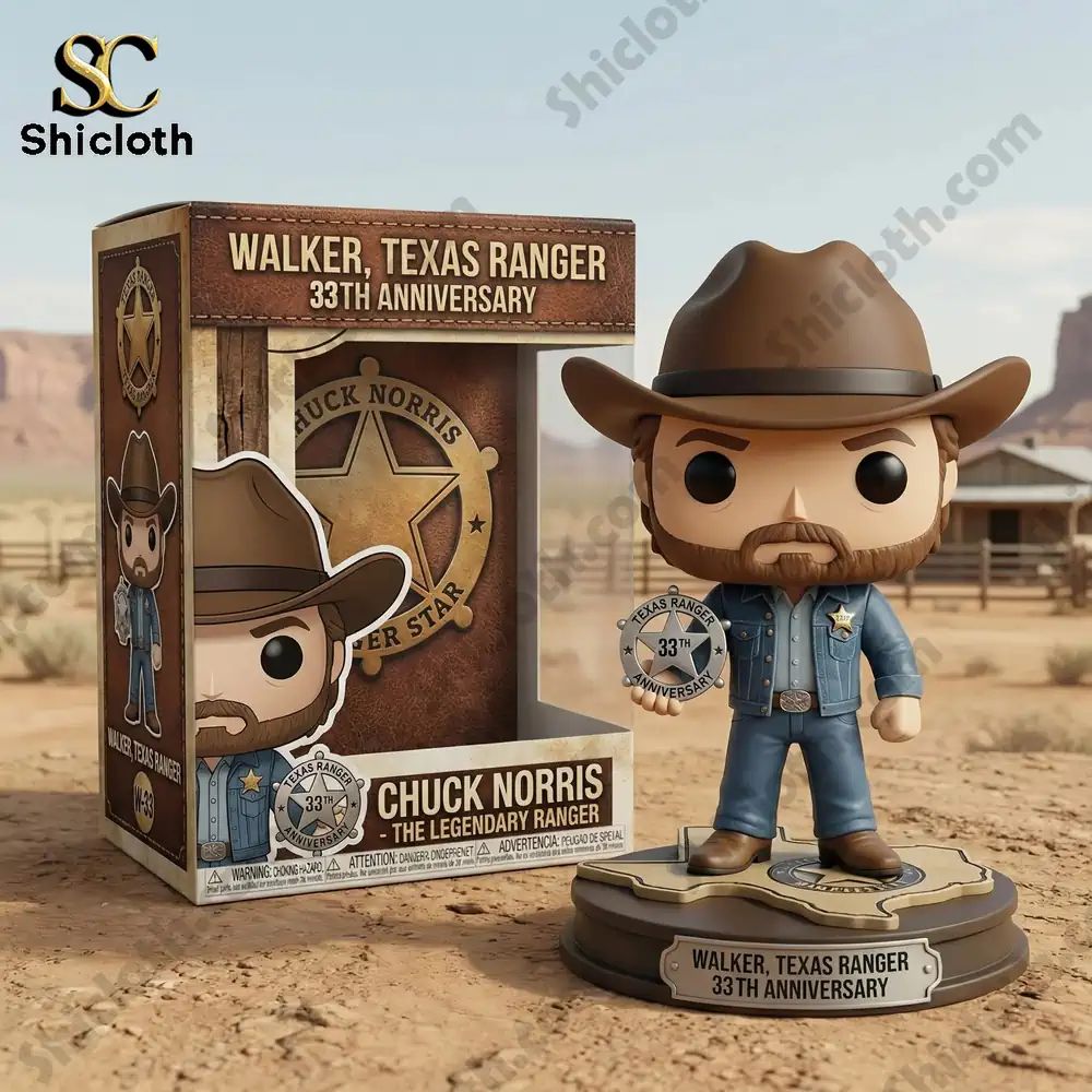 Walker, Texas Ranger 33th Anniversary Chuck Norris Collector 3D Funko Pop! Figure