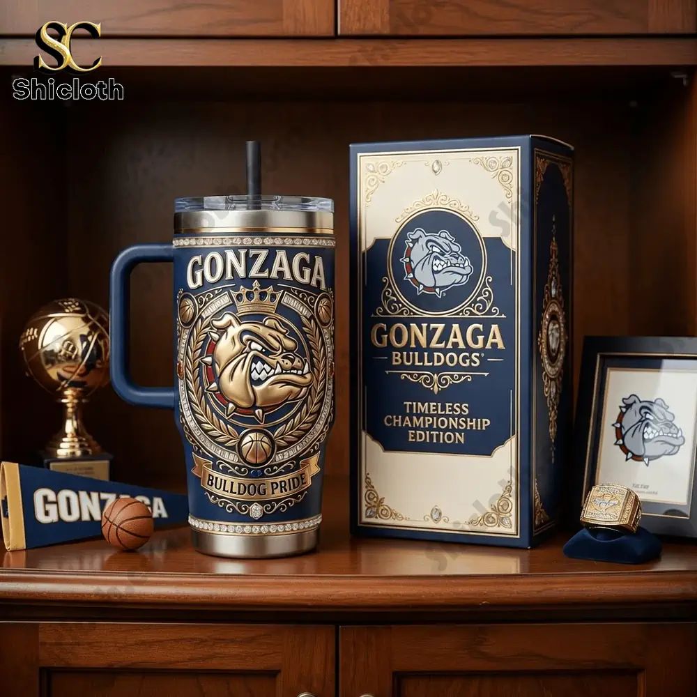 Gonzaga Bulldog Pride 40oz Tumbler With Handle