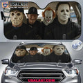 Lincoln x Horror Movie Characters Car Sunshade, Car Windshield Cover