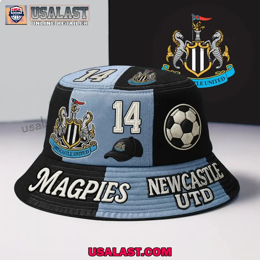 Personalized Newcastle United Magpies Bucket Hat