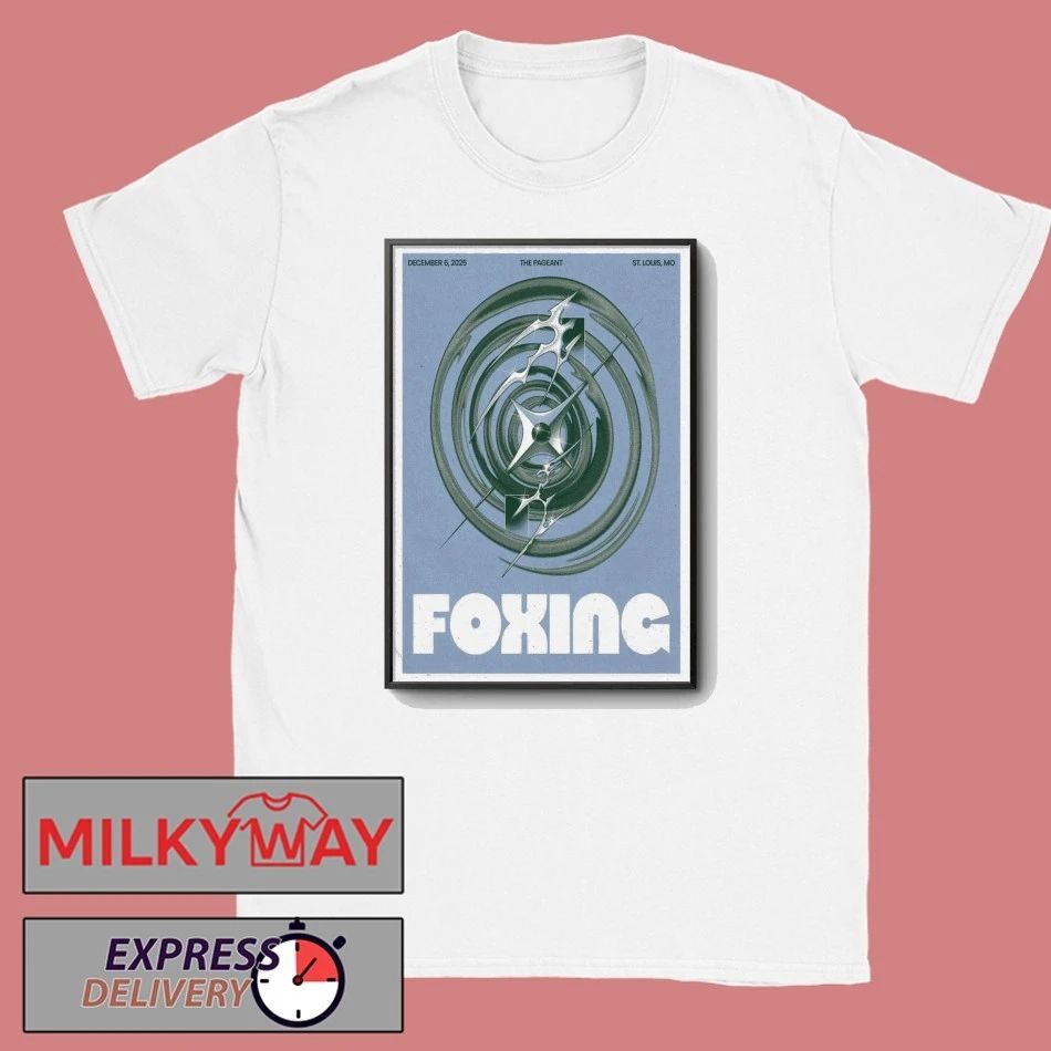 FOXING Dec 6 2025 ST. Louis, MO Poster shirt