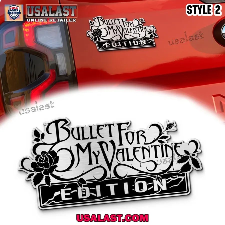 Bullet for my Valentine 3D Engraved Car Emblem Badge