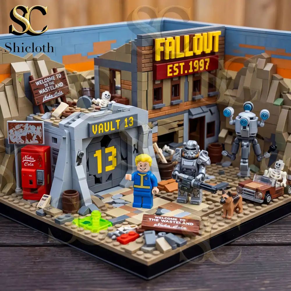 Fallout Ultra-Detailed Vault 13 Brick Building Set