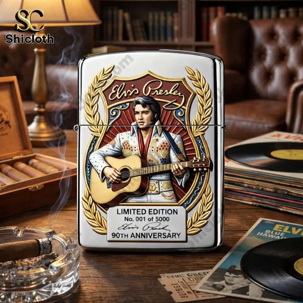 Elvis Presley 90th Anniversary 3D Zippo Lighter