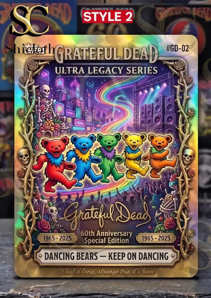 GRATEFUL DEAD 60th Anniversary JERRY GARCIA Premium Trading Card