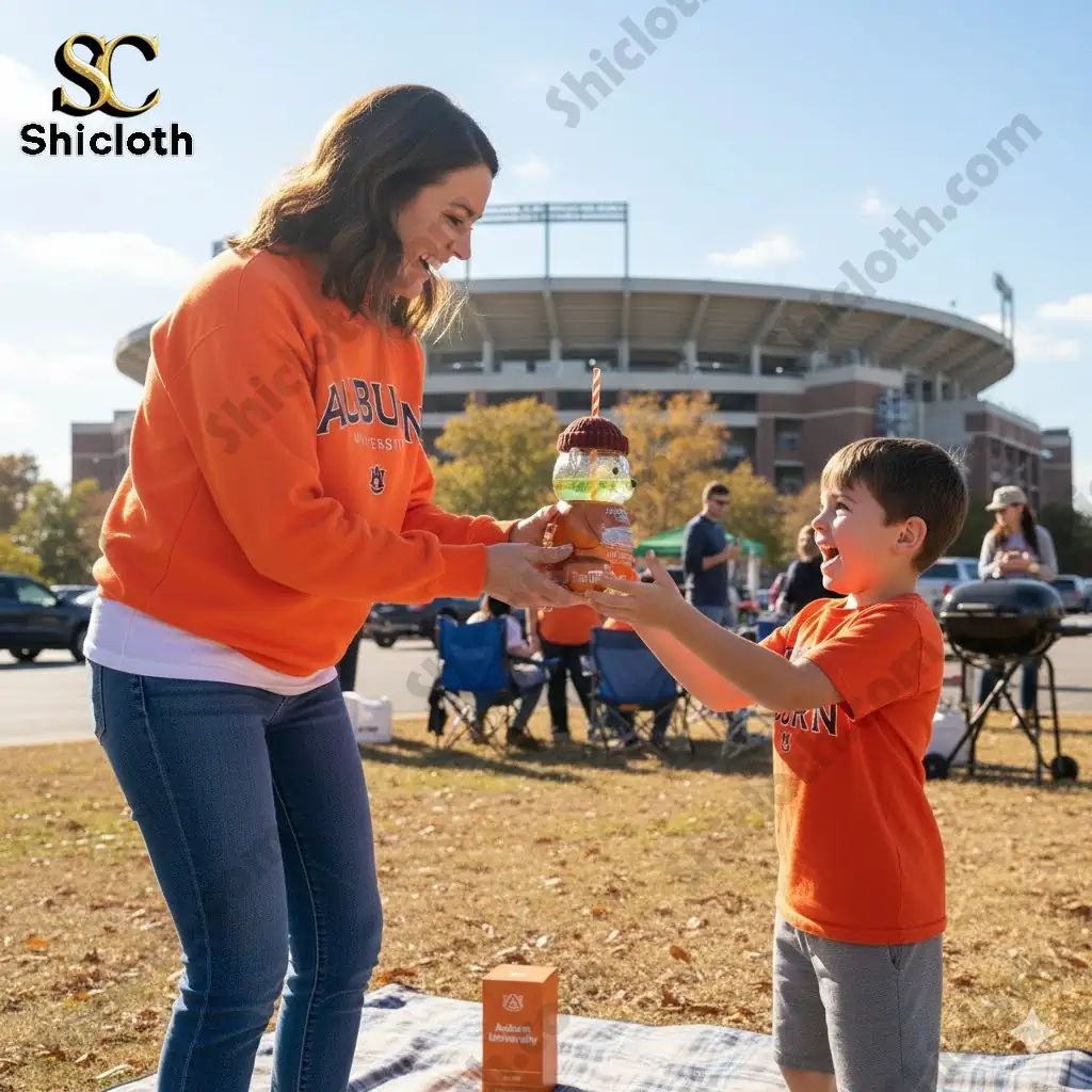 Auburn University 170th Anniversary Stadium Collectible Bear Cup