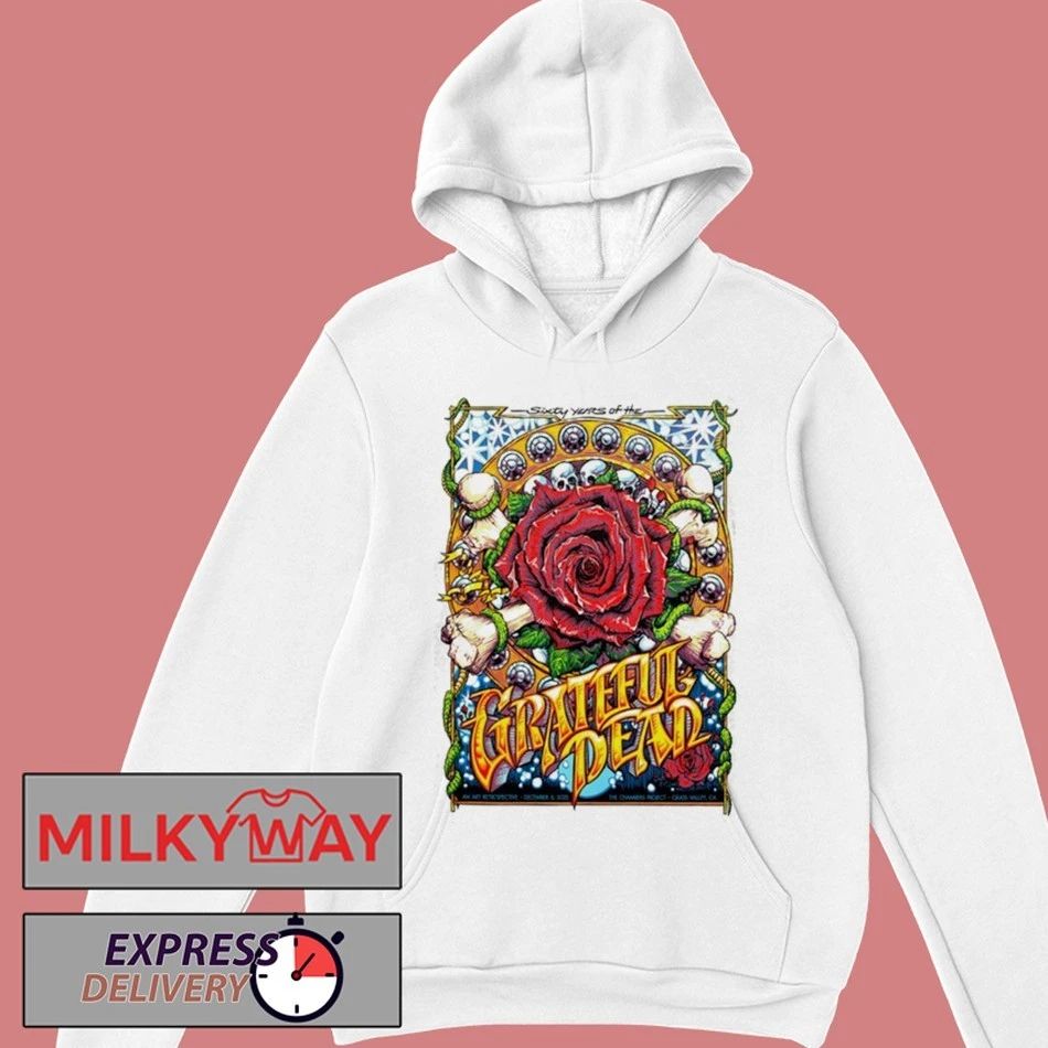 60 Years Of The Grateful Dead In Nevada City CA On Dec 6 2025 shirt