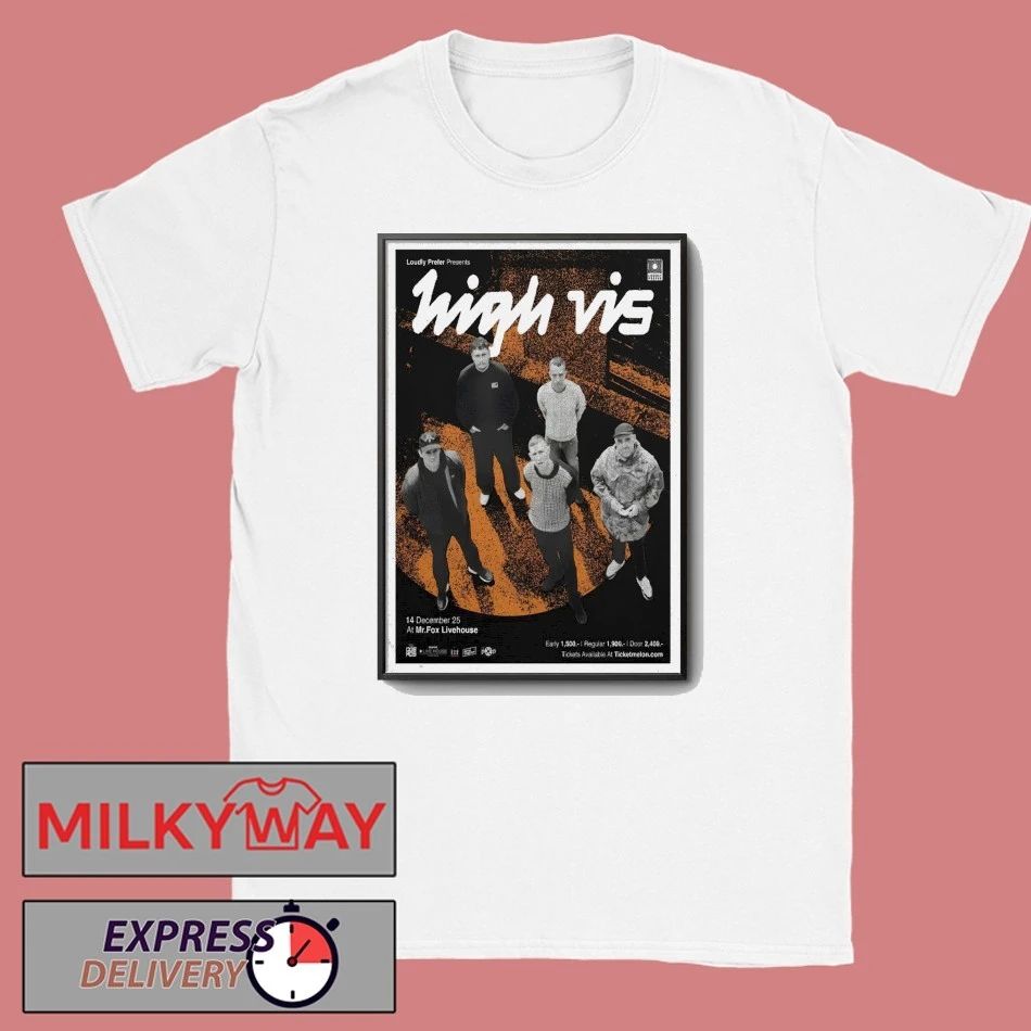 High Vis Fall Tour 2025 Mr Fox Livehouse Poster shirt