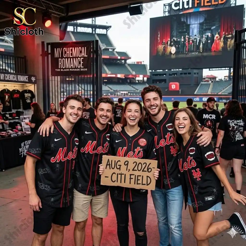 New York Mets x My Chemical Romance The Black Parade 2026 Jersey