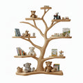 Tree-Shaped Wooden Shelf – Handcrafted Wall Art & Bookshelf
