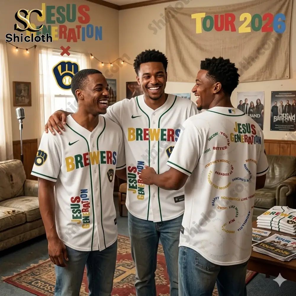Milwaukee Brewers x Jesus Generation Tour 2026 Jersey